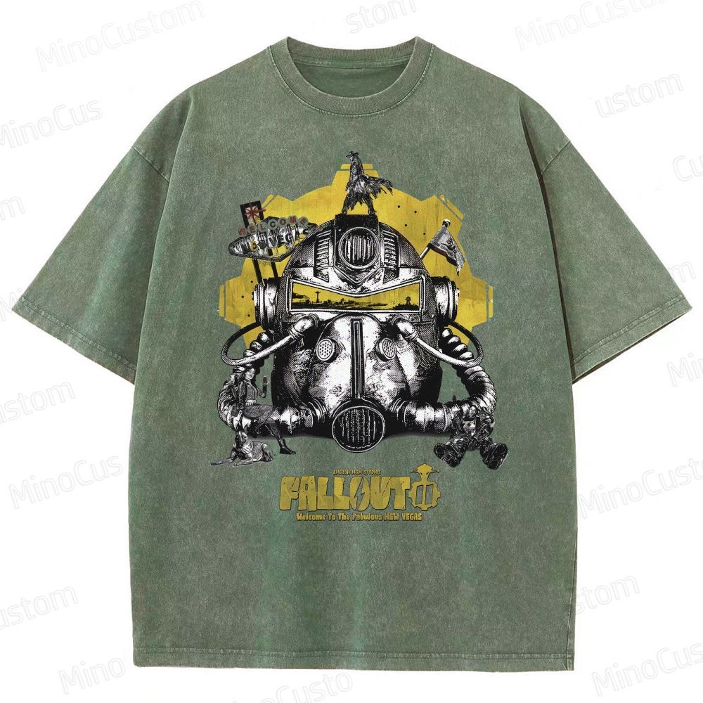 "Fallout" Post - Apocalyptic Video Game Graphic T - Shirt