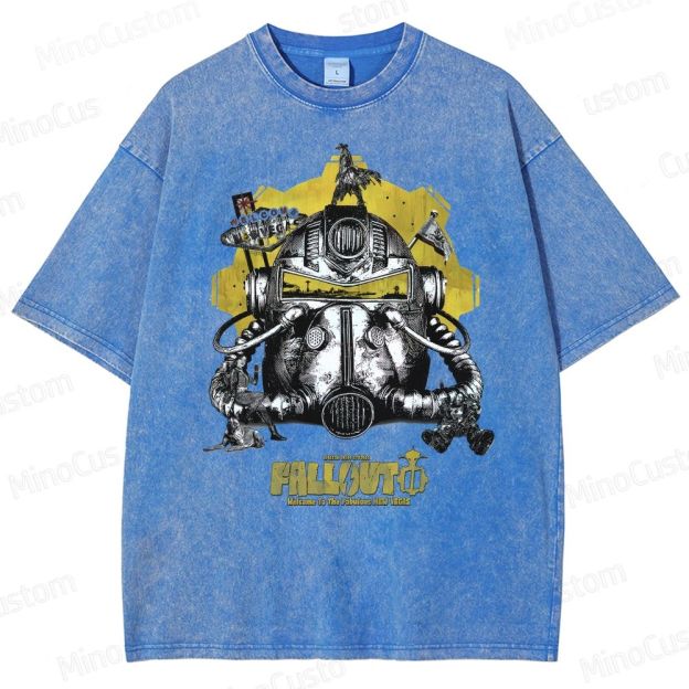"Fallout" Post - Apocalyptic Video Game Graphic T - Shirt