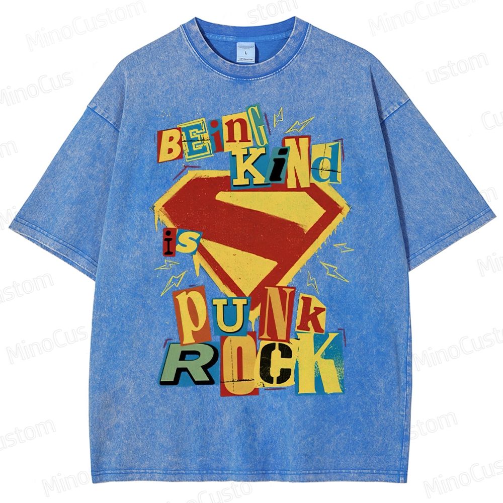 Being Kind Is Punk Rock Washed T-Shirt 