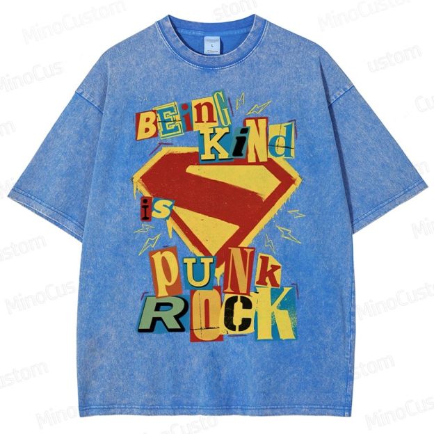 Being Kind Is Punk Rock Washed T-Shirt 