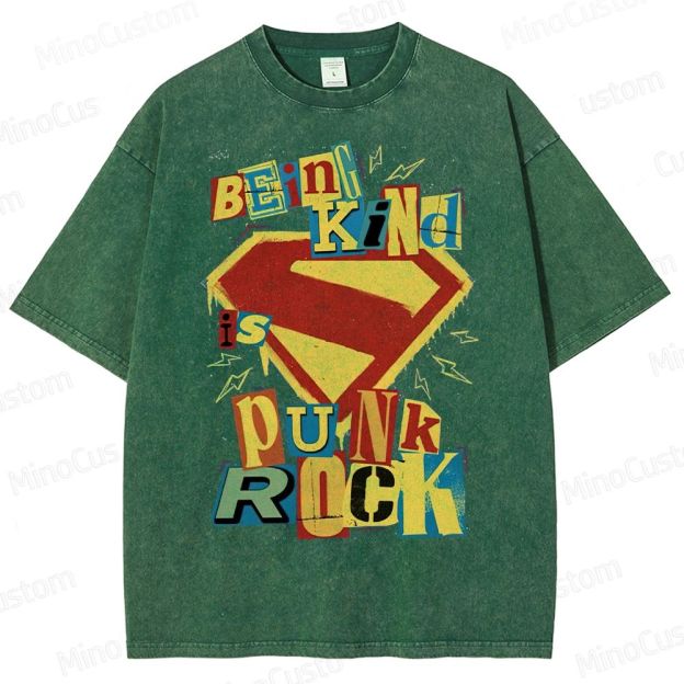 Being Kind Is Punk Rock Washed T-Shirt 