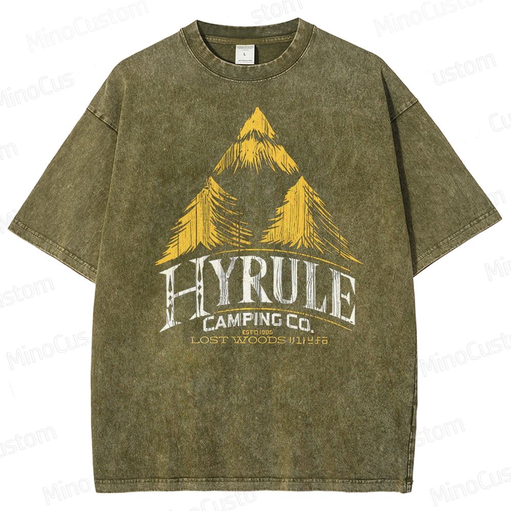 Hyrule Camping Company Washed T-Shirt 