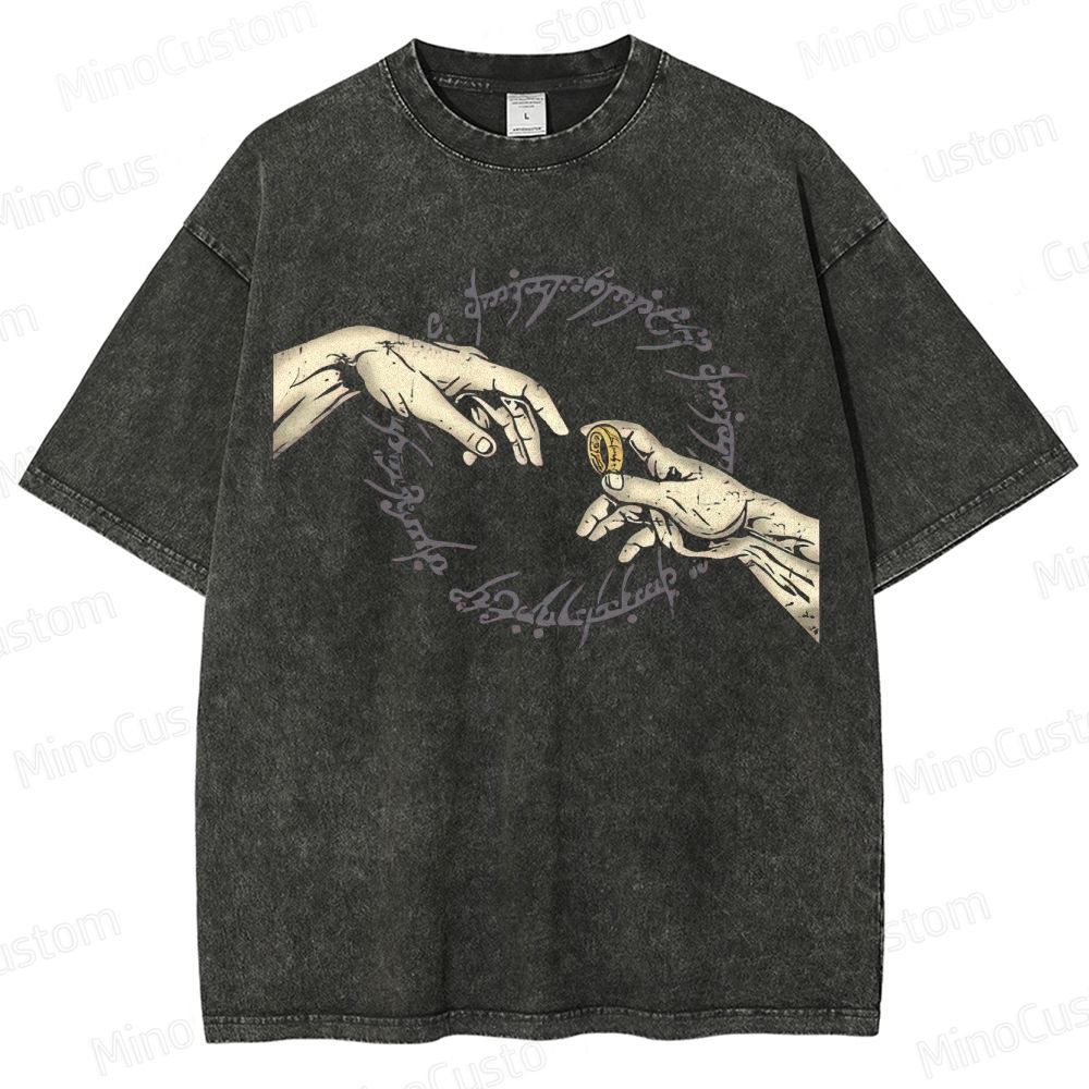 Creation Of The Ring Washed T-Shirt