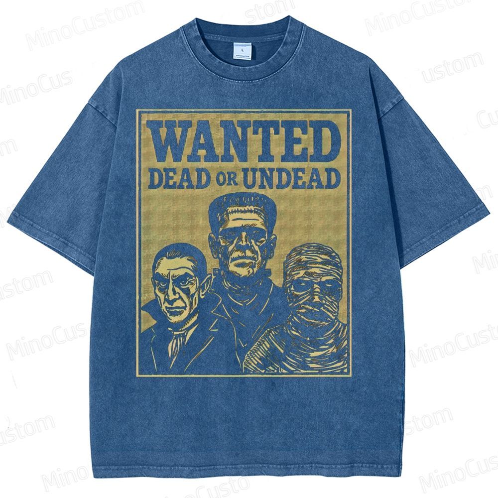 Wanted: Dead or Undead Washed T-Shirt 