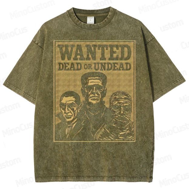 Wanted: Dead or Undead Washed T-Shirt 