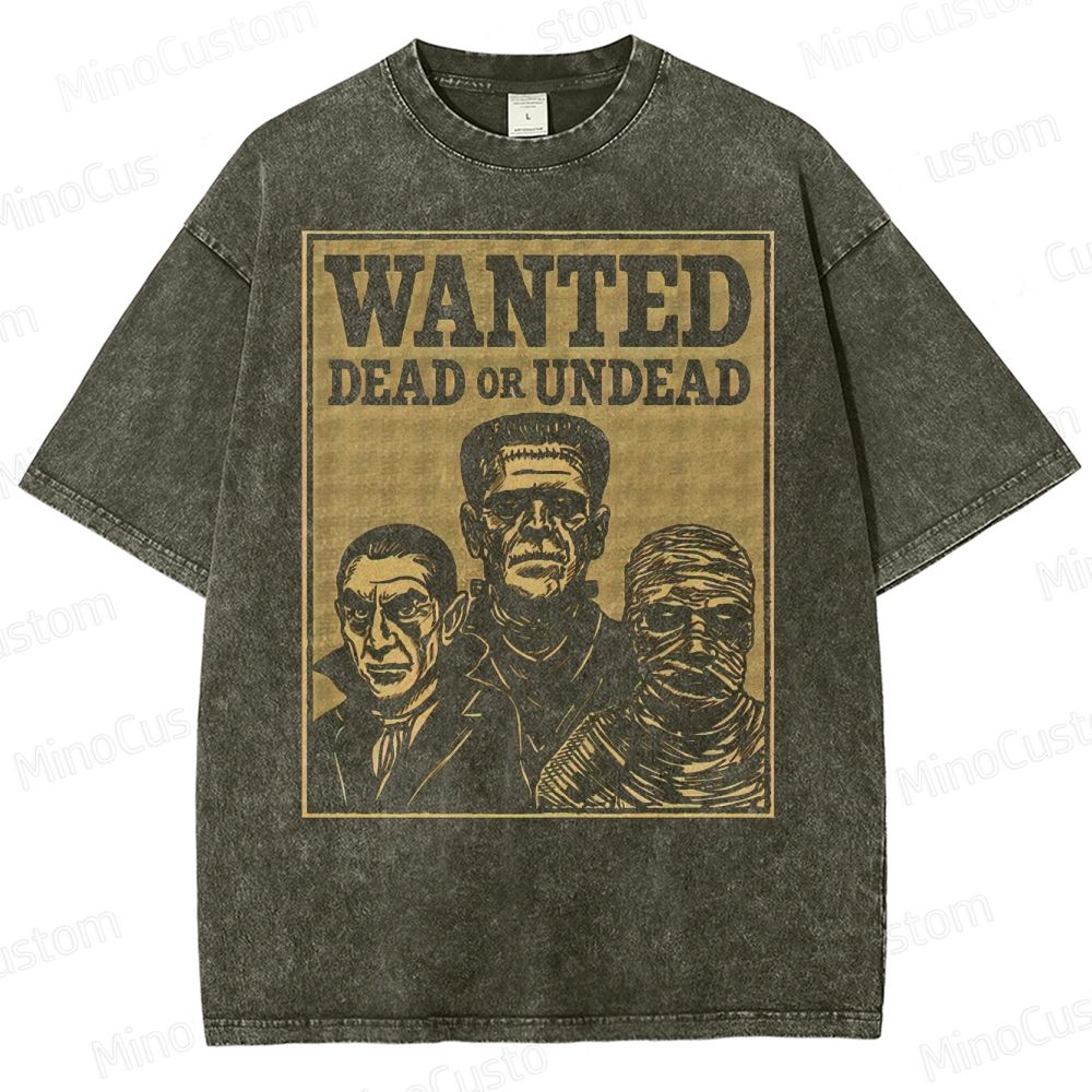 Wanted: Dead or Undead Washed T-Shirt 