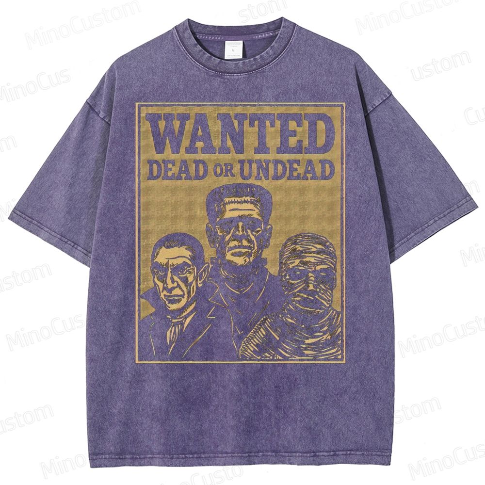 Wanted: Dead or Undead Washed T-Shirt 