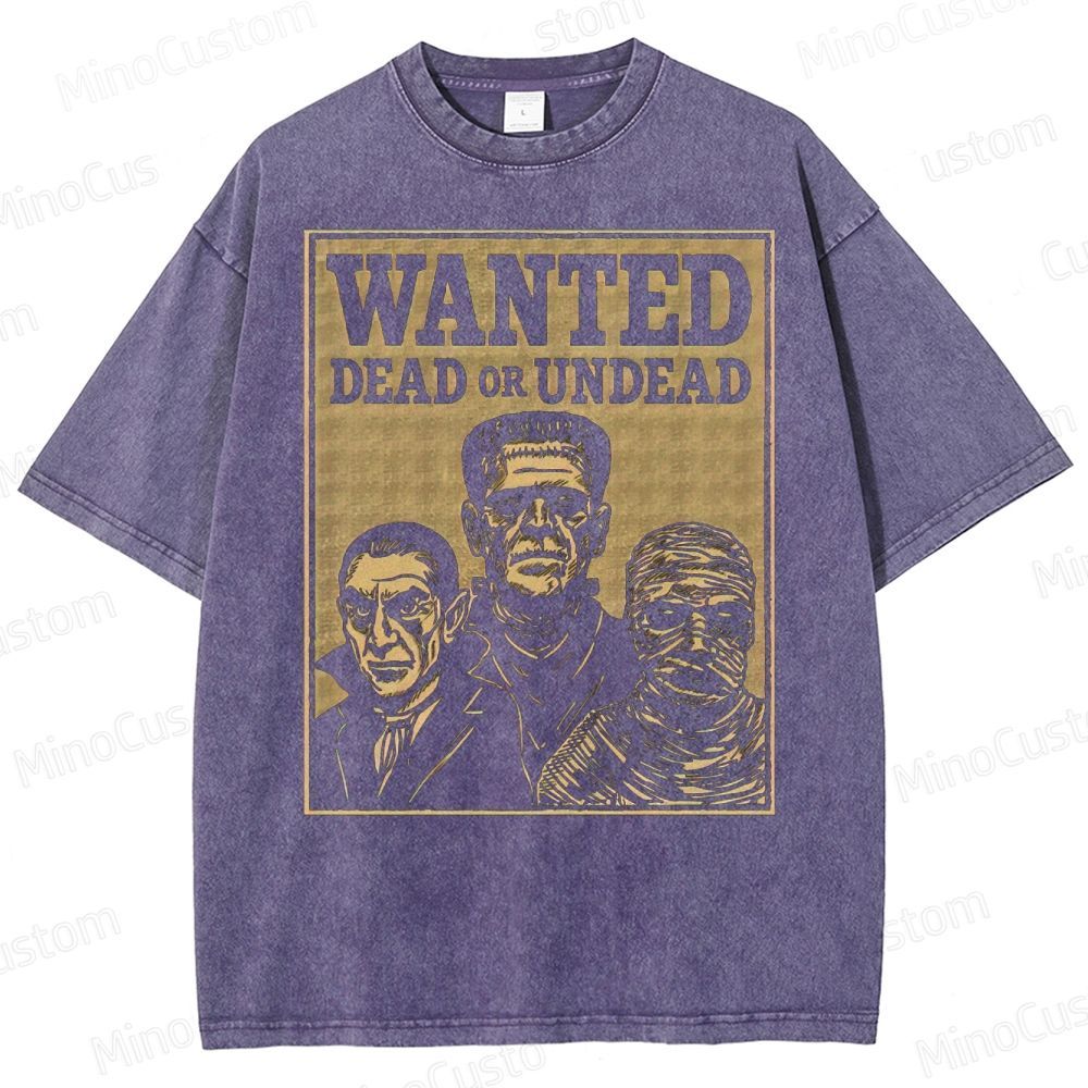 Wanted: Dead or Undead Washed T-Shirt 