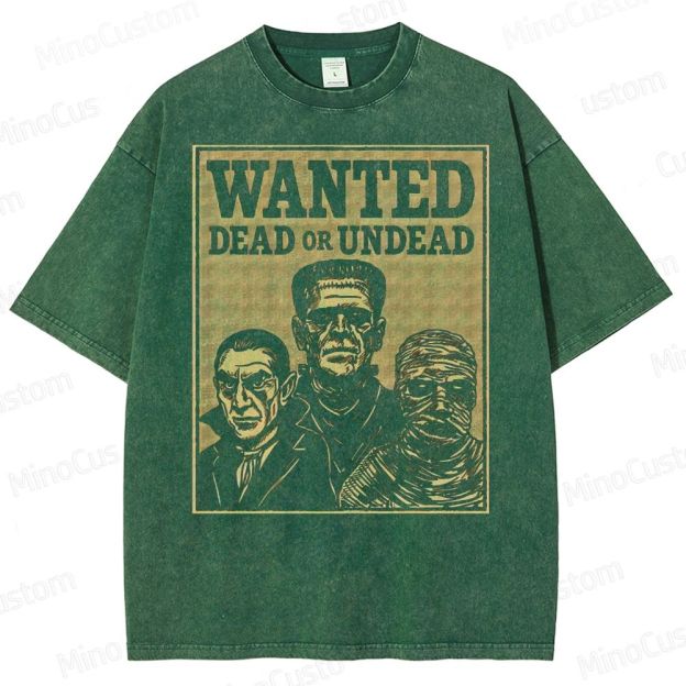 Wanted: Dead or Undead Washed T-Shirt 