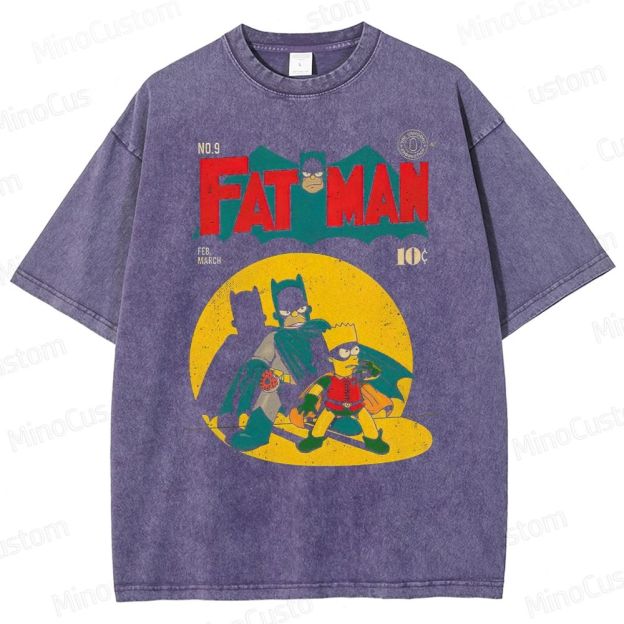 Fat Man & Sidekick Washed T-Shirt 