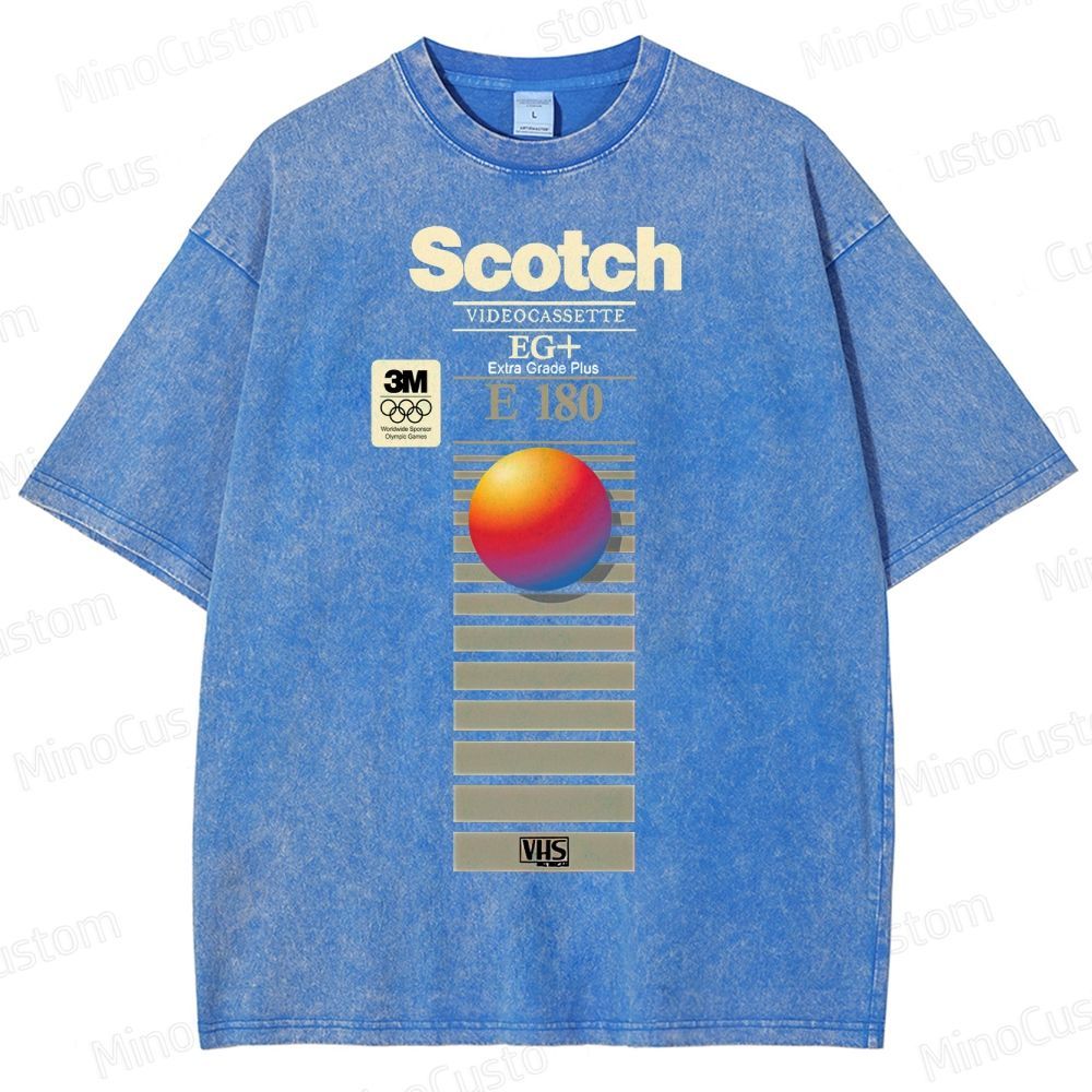 VHS Scotch E180 Vintage Distressed T-shirt