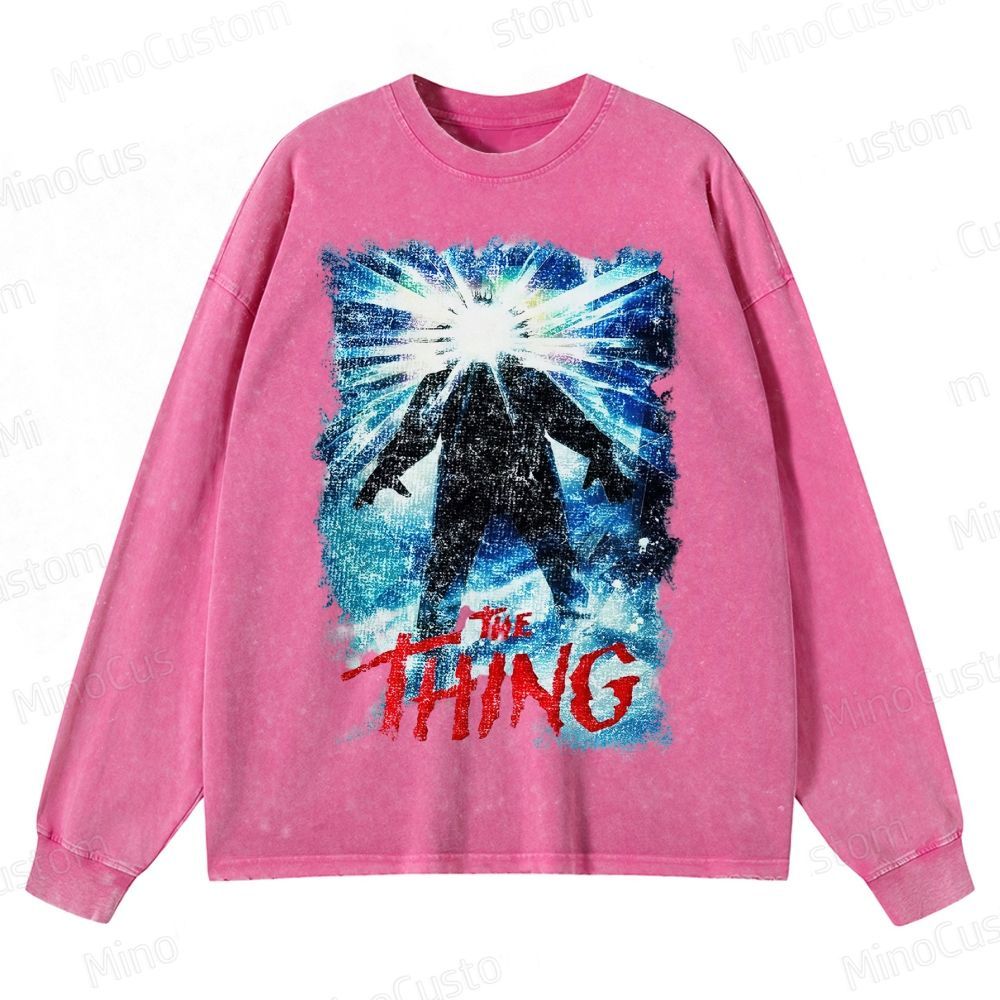 The Thing Horror Movie Film Washed Sweatshirt 