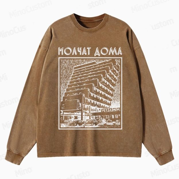Molchat Doma Washed Sweatshirt