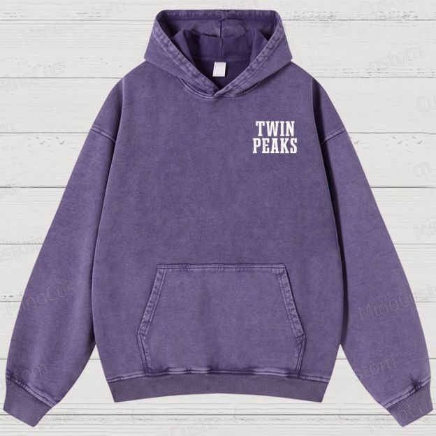 Twin Peaks "Fire Walk With Me" Washed Hoodies 