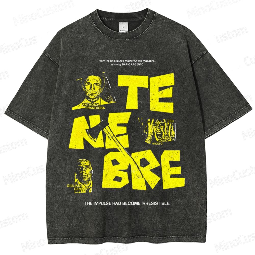 "Tenebre" Horror Movie Graphic T - Shirt