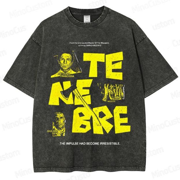 "Tenebre" Horror Movie Graphic T - Shirt