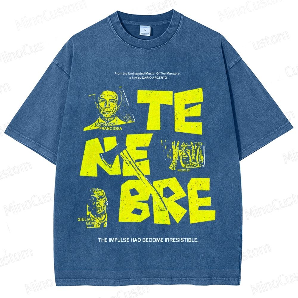 "Tenebre" Horror Movie Graphic T - Shirt