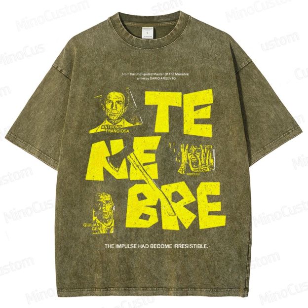 "Tenebre" Horror Movie Graphic T - Shirt