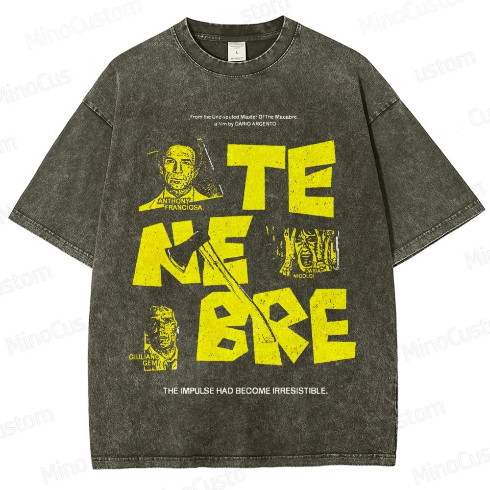 "Tenebre" Horror Movie Graphic T - Shirt