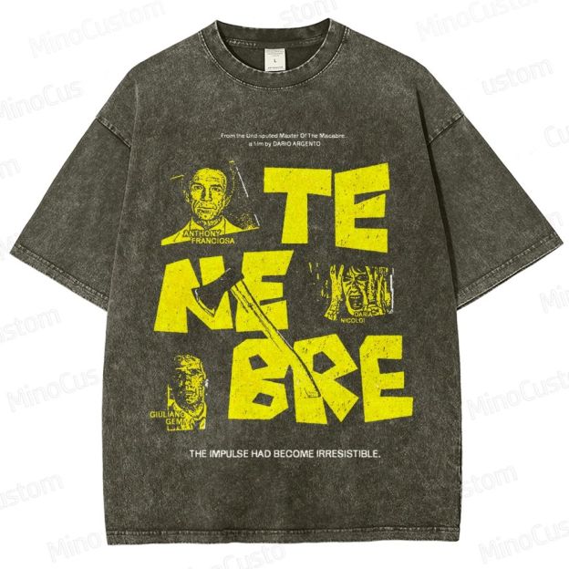 "Tenebre" Horror Movie Graphic T - Shirt