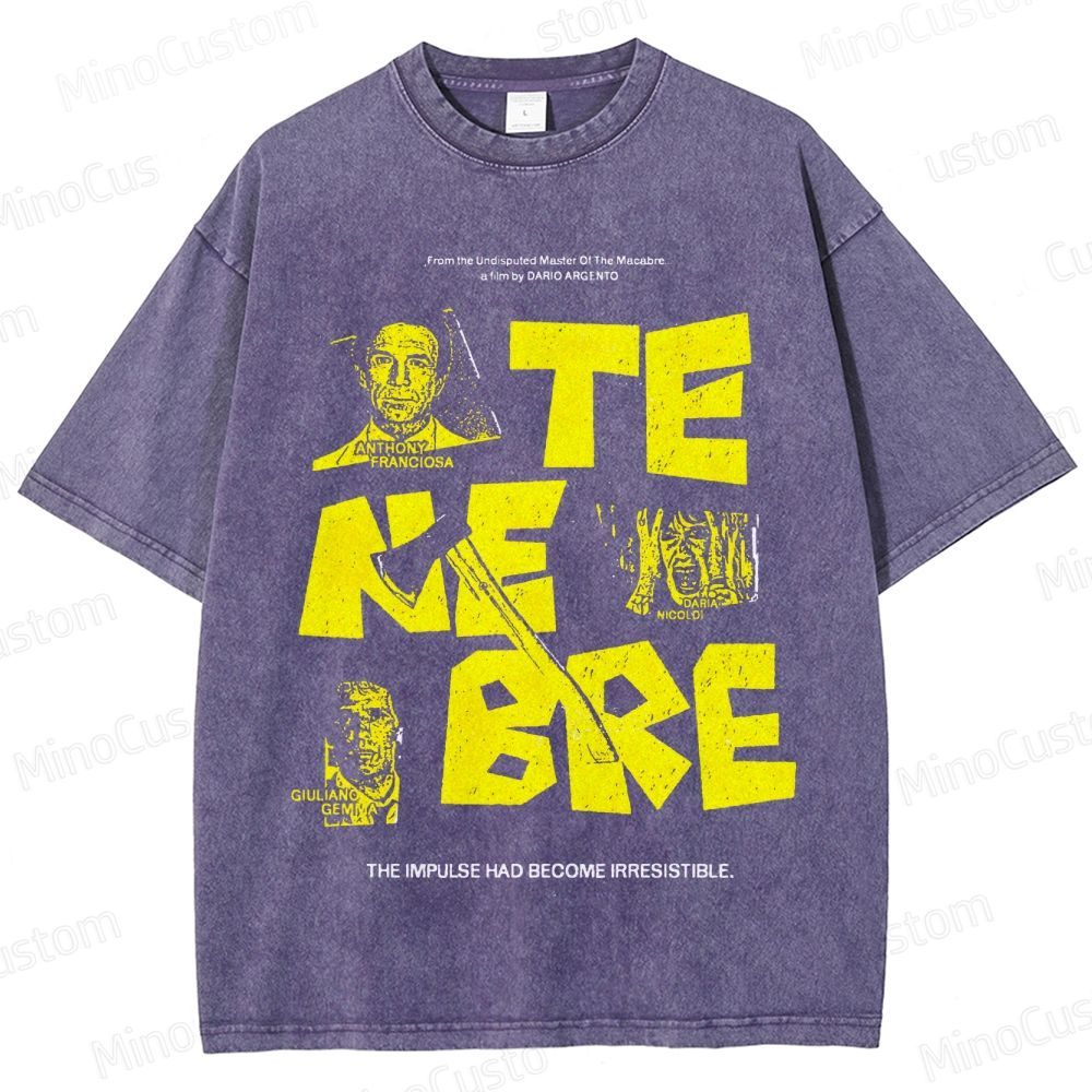 "Tenebre" Horror Movie Graphic T - Shirt