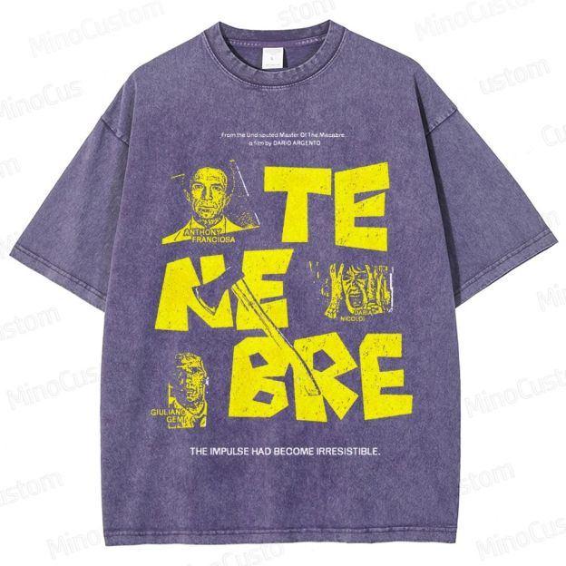 "Tenebre" Horror Movie Graphic T - Shirt