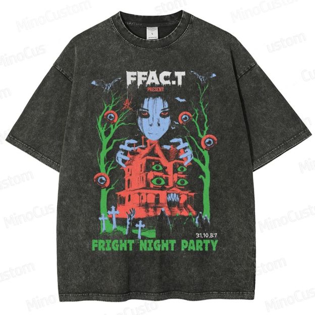 Fright Night Party Halloween Graphic T - Shirt