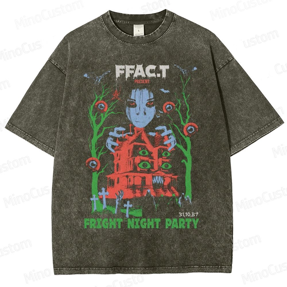 Fright Night Party Halloween Graphic T - Shirt