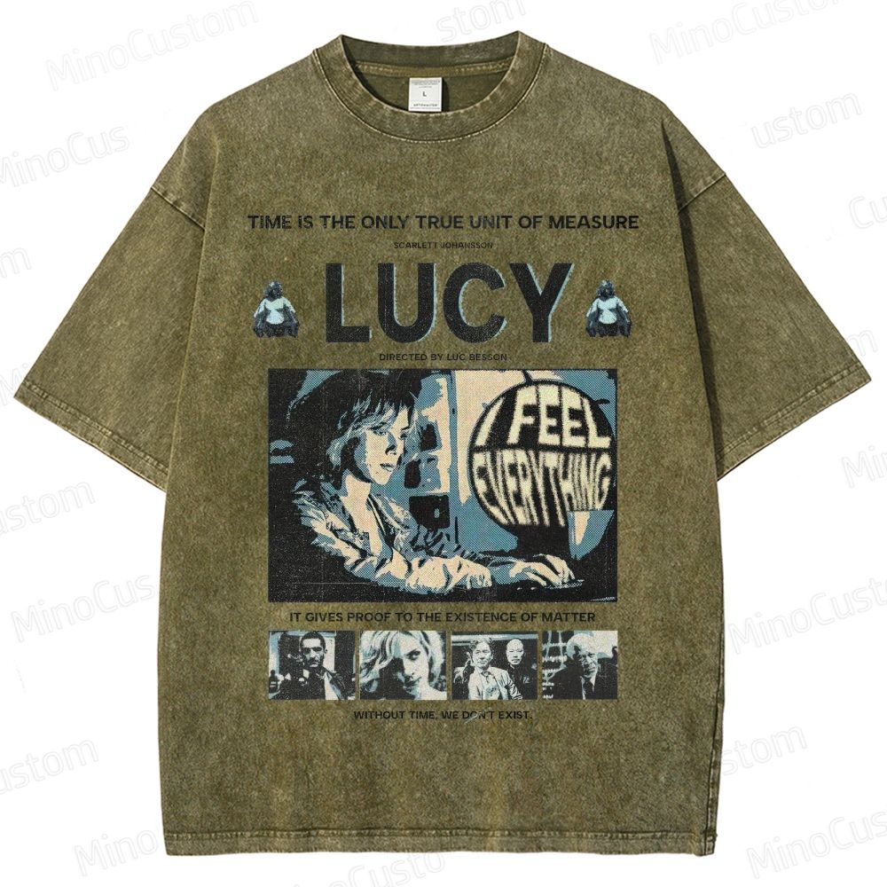 "Lucy" Sci - Fi Action Movie Graphic T - Shirt