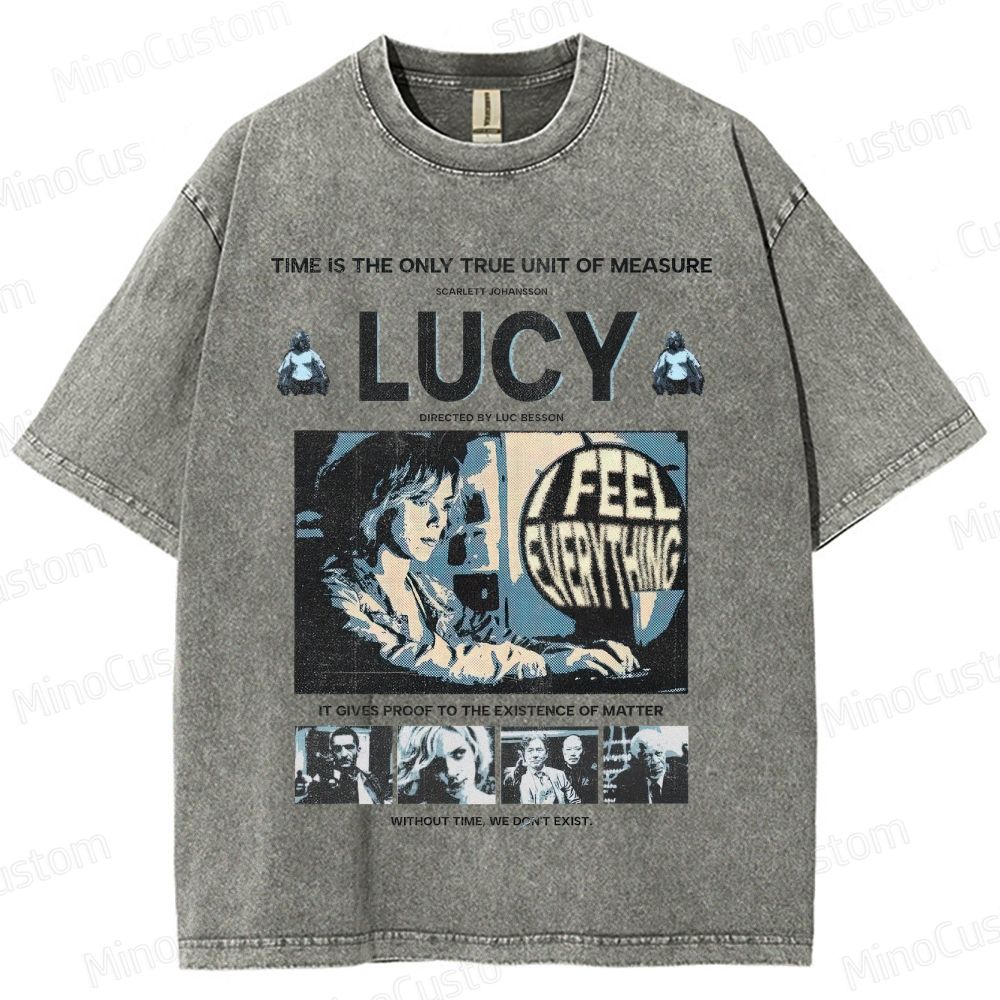 "Lucy" Sci - Fi Action Movie Graphic T - Shirt