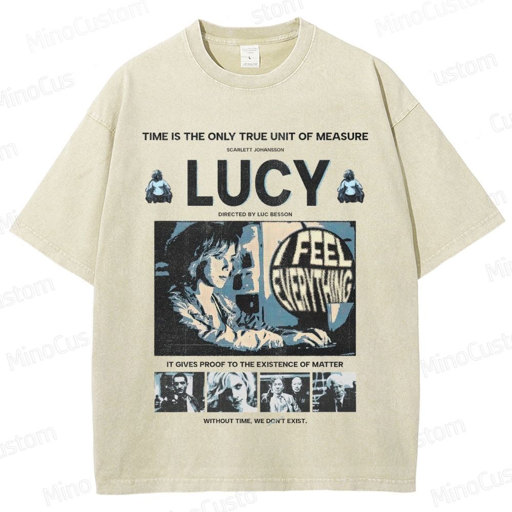 "Lucy" Sci - Fi Action Movie Graphic T - Shirt