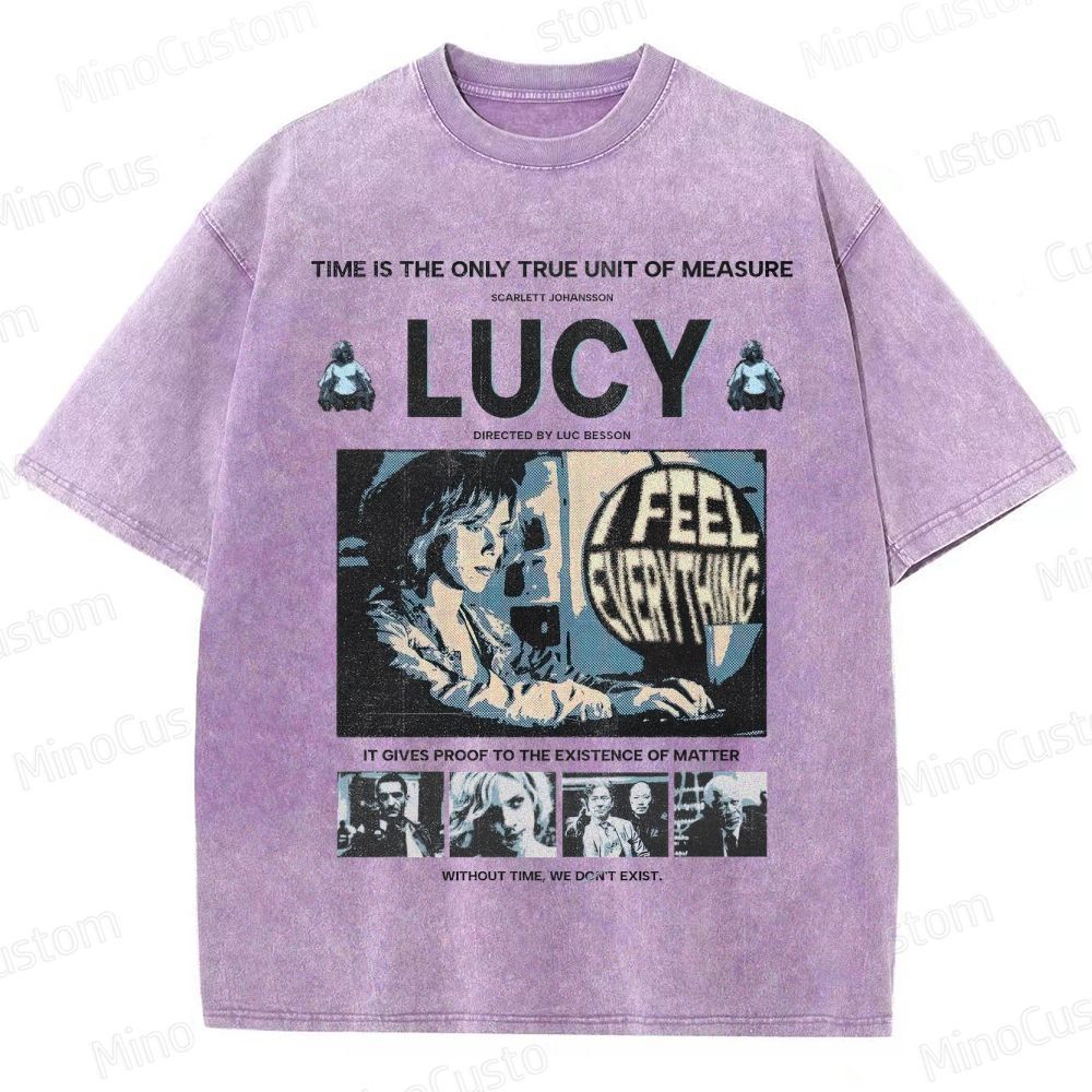 "Lucy" Sci - Fi Action Movie Graphic T - Shirt