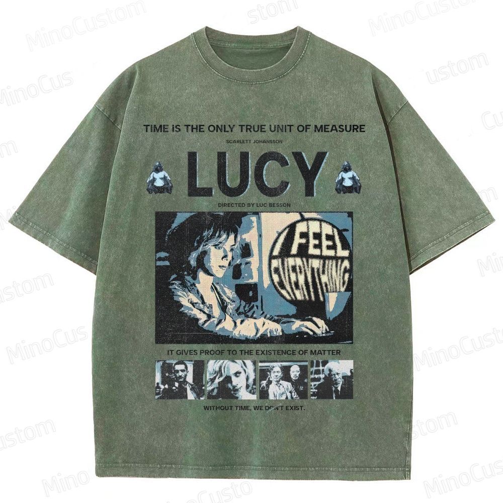 "Lucy" Sci - Fi Action Movie Graphic T - Shirt