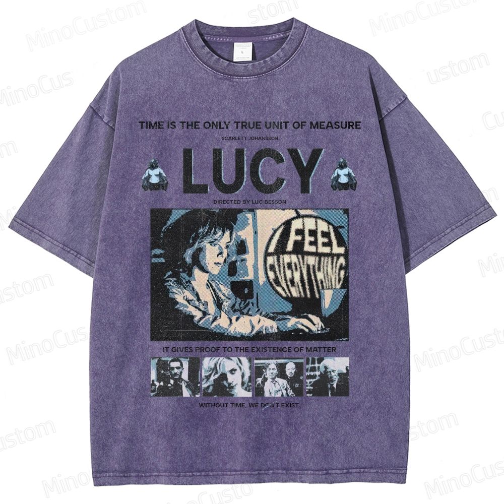 "Lucy" Sci - Fi Action Movie Graphic T - Shirt