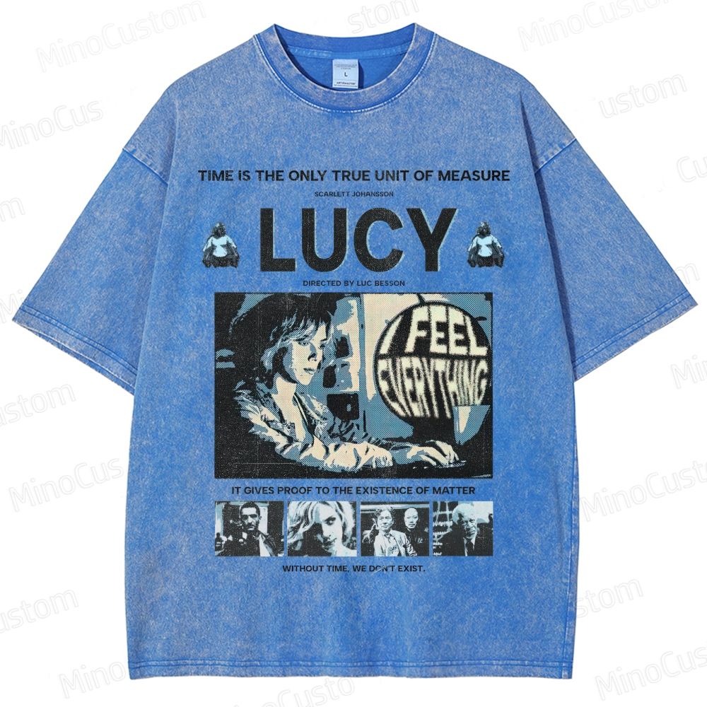 "Lucy" Sci - Fi Action Movie Graphic T - Shirt