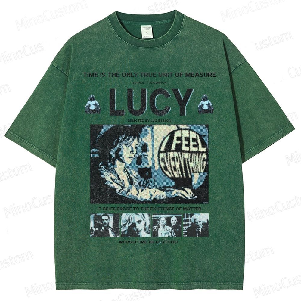 "Lucy" Sci - Fi Action Movie Graphic T - Shirt