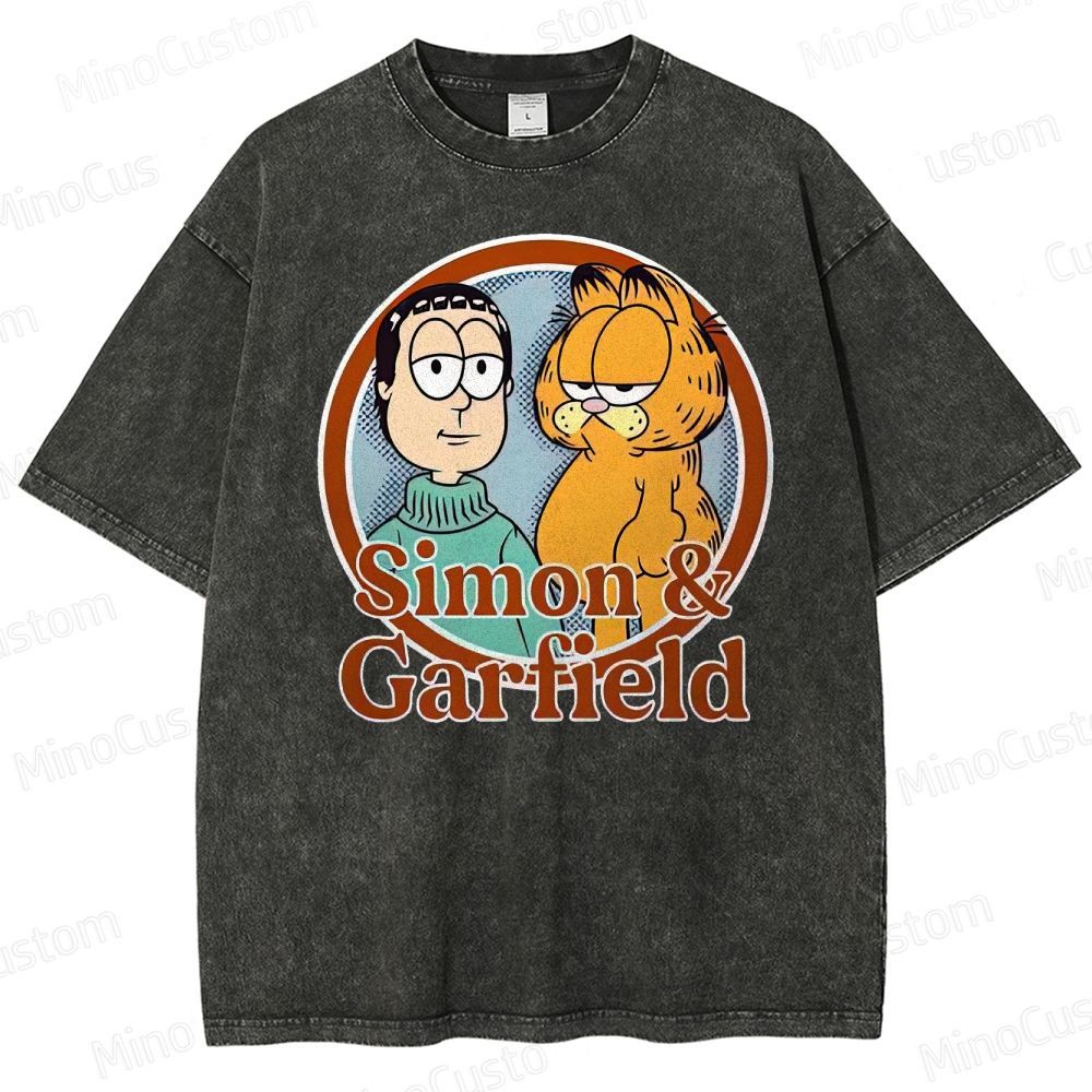 Simon and the Fat Cat Washed T-Shirt