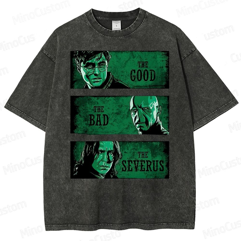The Good, The Bad, And The Severus Washed T-Shirt 