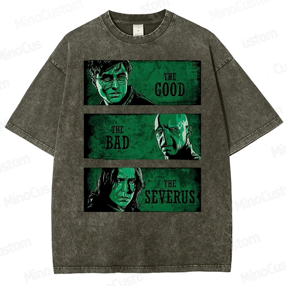 The Good, The Bad, And The Severus Washed T-Shirt 