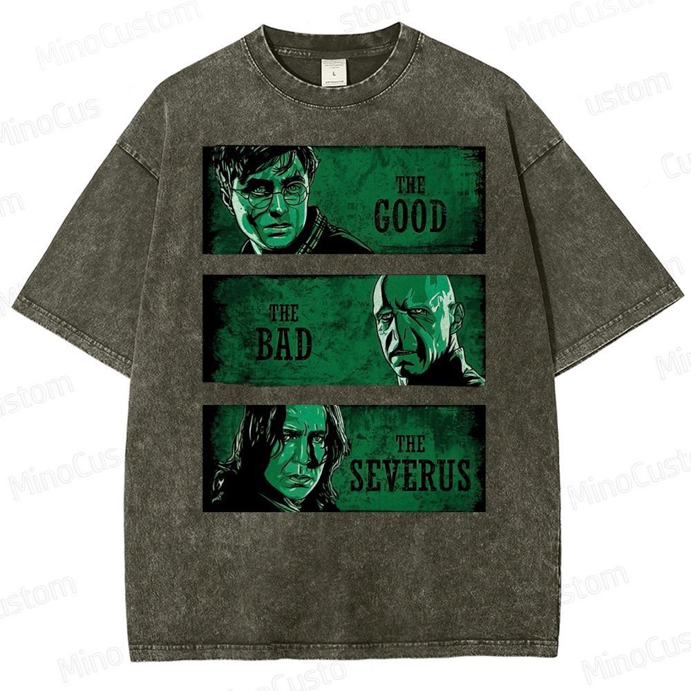 The Good, The Bad, And The Severus Washed T-Shirt 