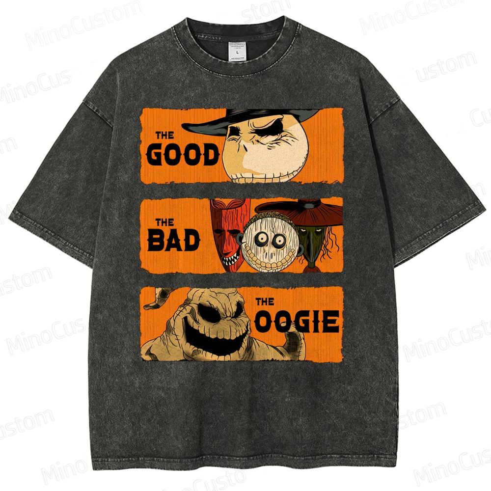 The Good, The Bad, & The Oogie Washed T-Shirt 