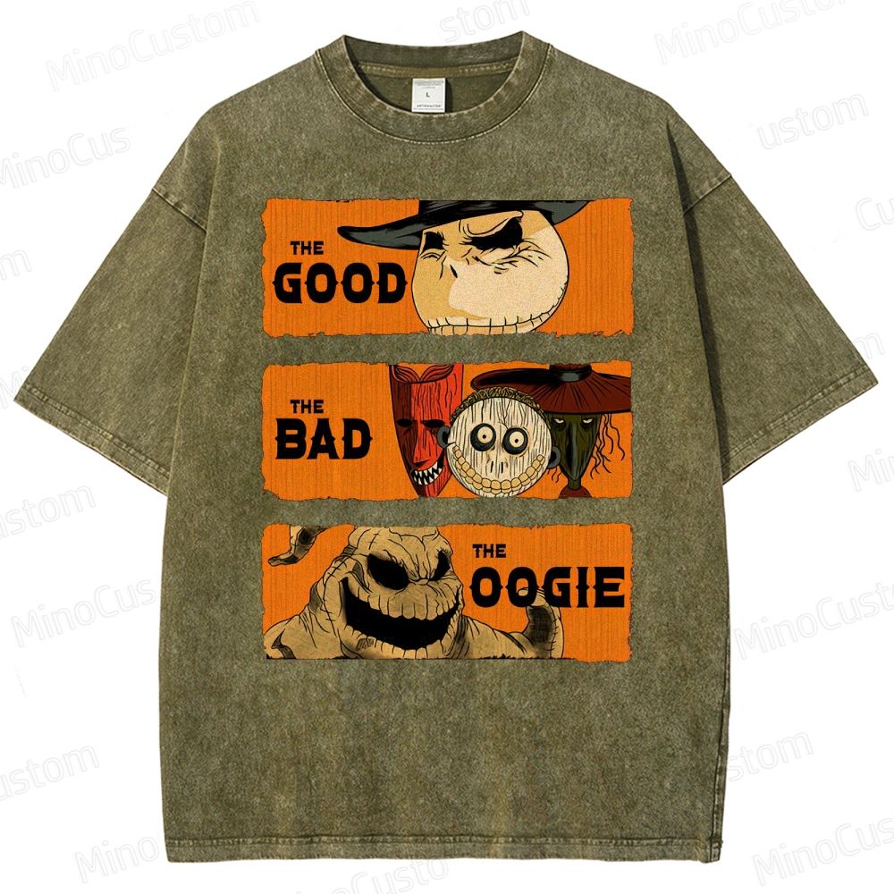 The Good, The Bad, & The Oogie Washed T-Shirt 