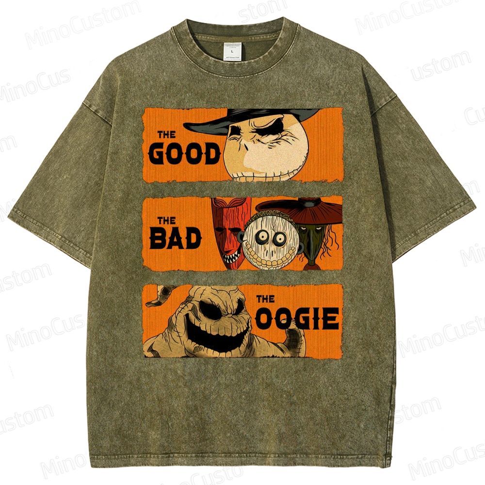 The Good, The Bad, & The Oogie Washed T-Shirt 