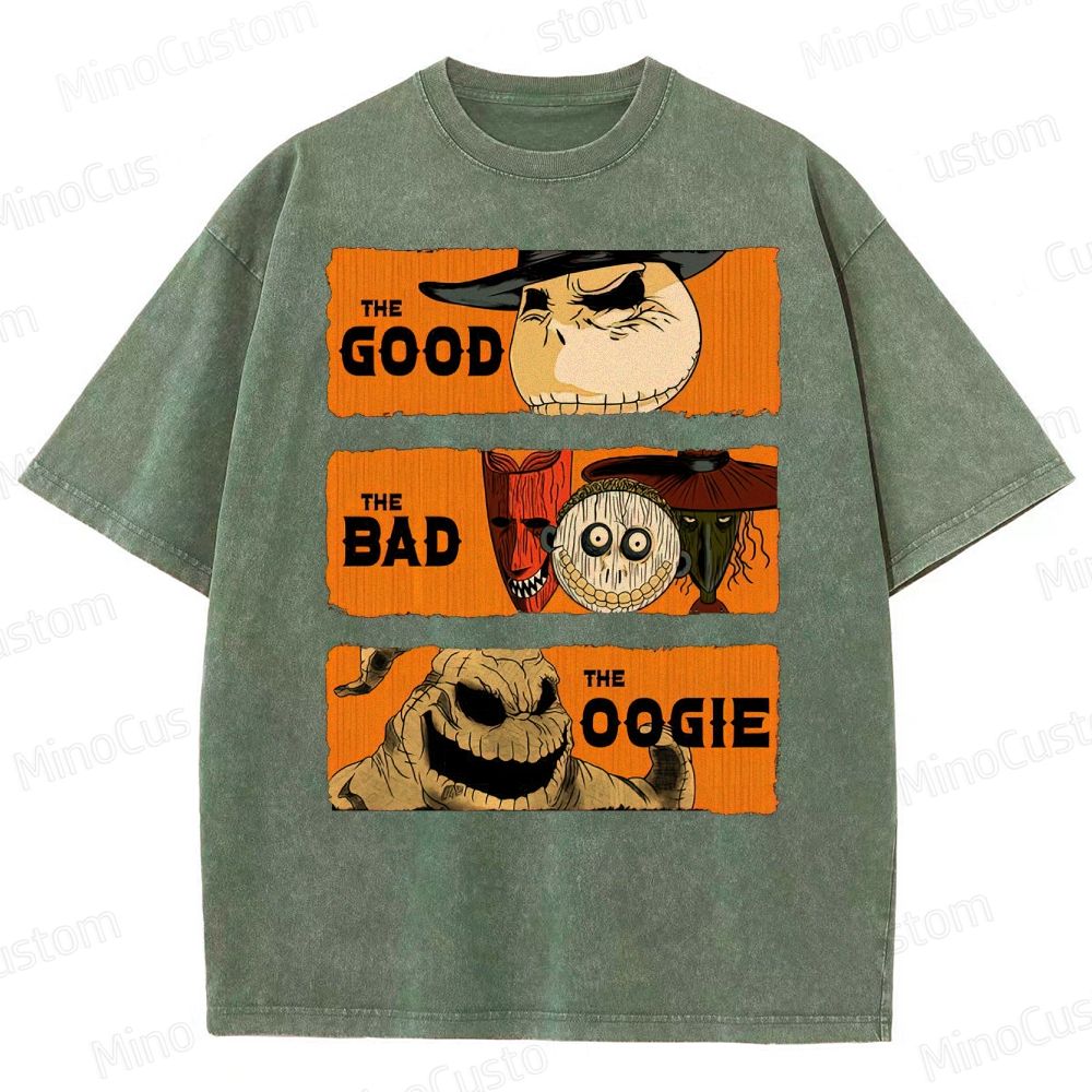 The Good, The Bad, & The Oogie Washed T-Shirt 