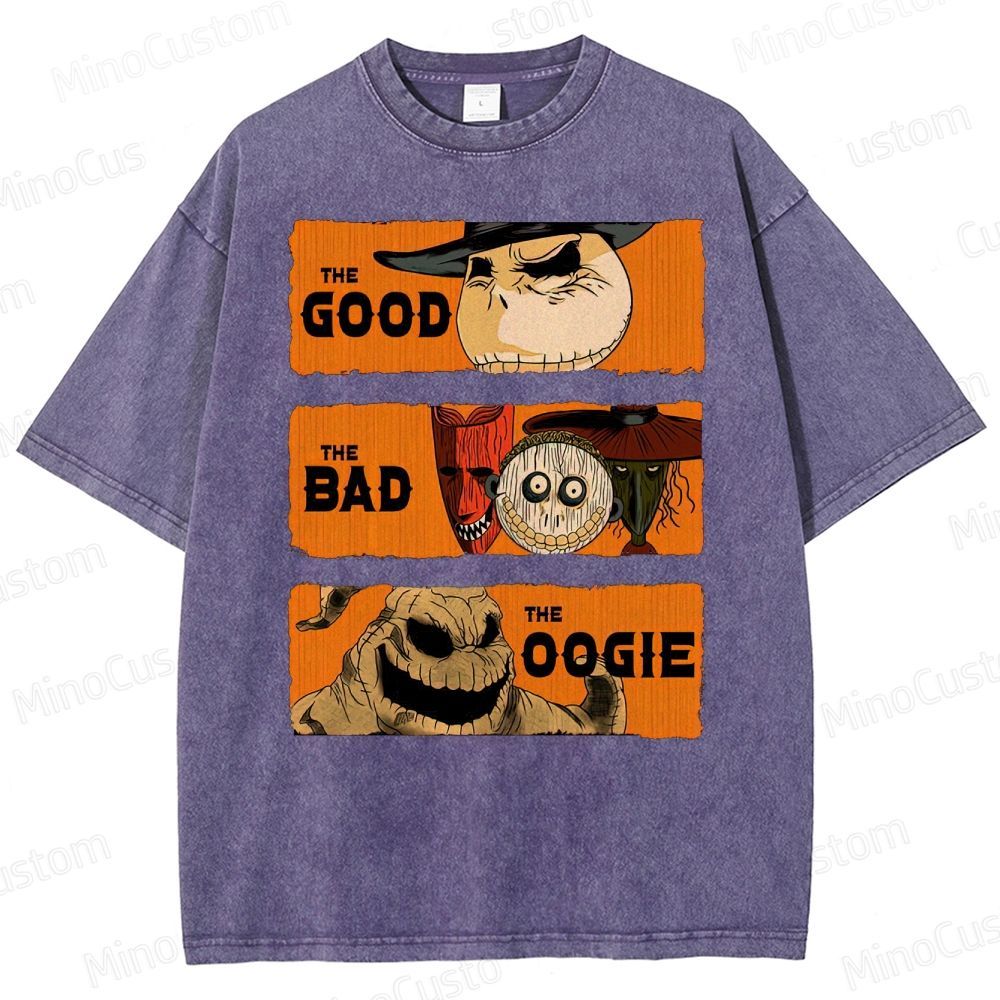 The Good, The Bad, & The Oogie Washed T-Shirt 