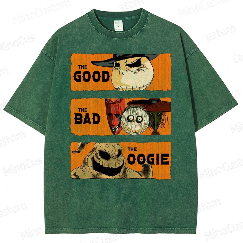 The Good, The Bad, & The Oogie Washed T-Shirt 