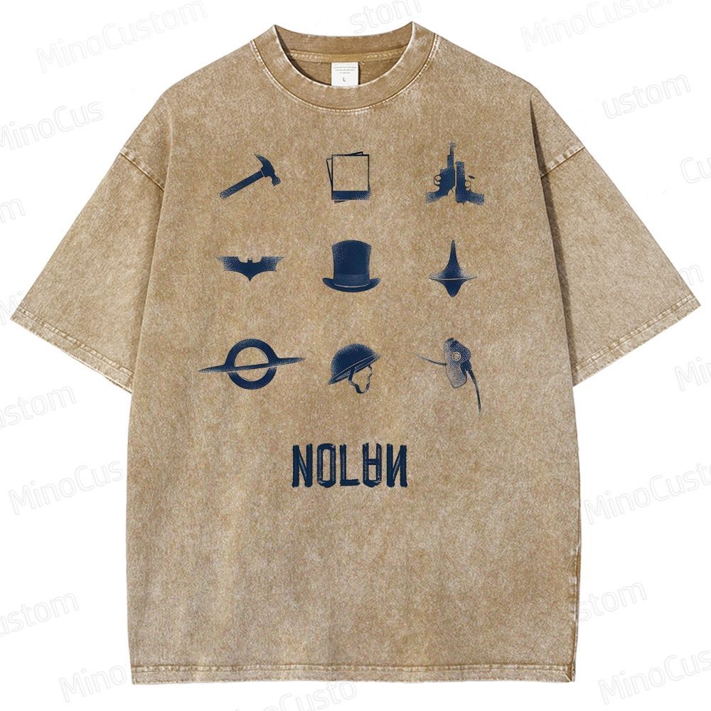 Christopher Nolan's Representative Works Washed T-Shirt 
