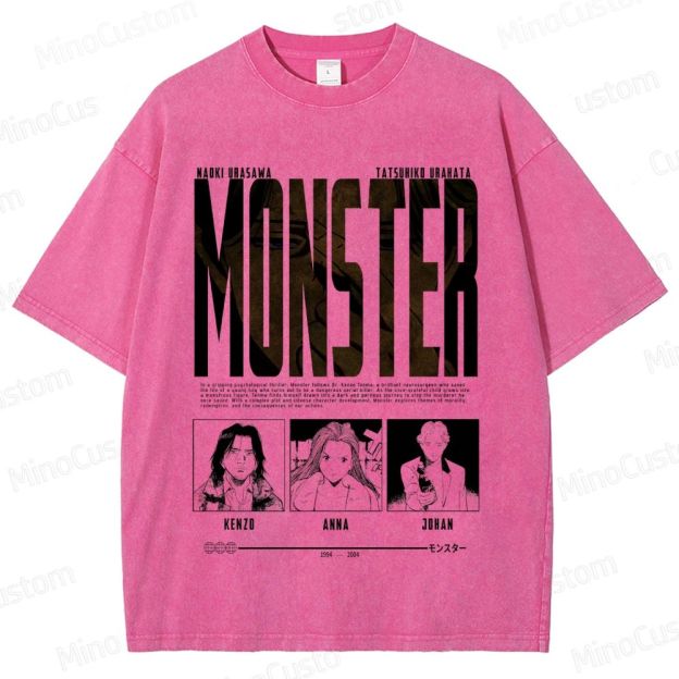 "Monster" Manga/Anime Series Graphic T - Shirt