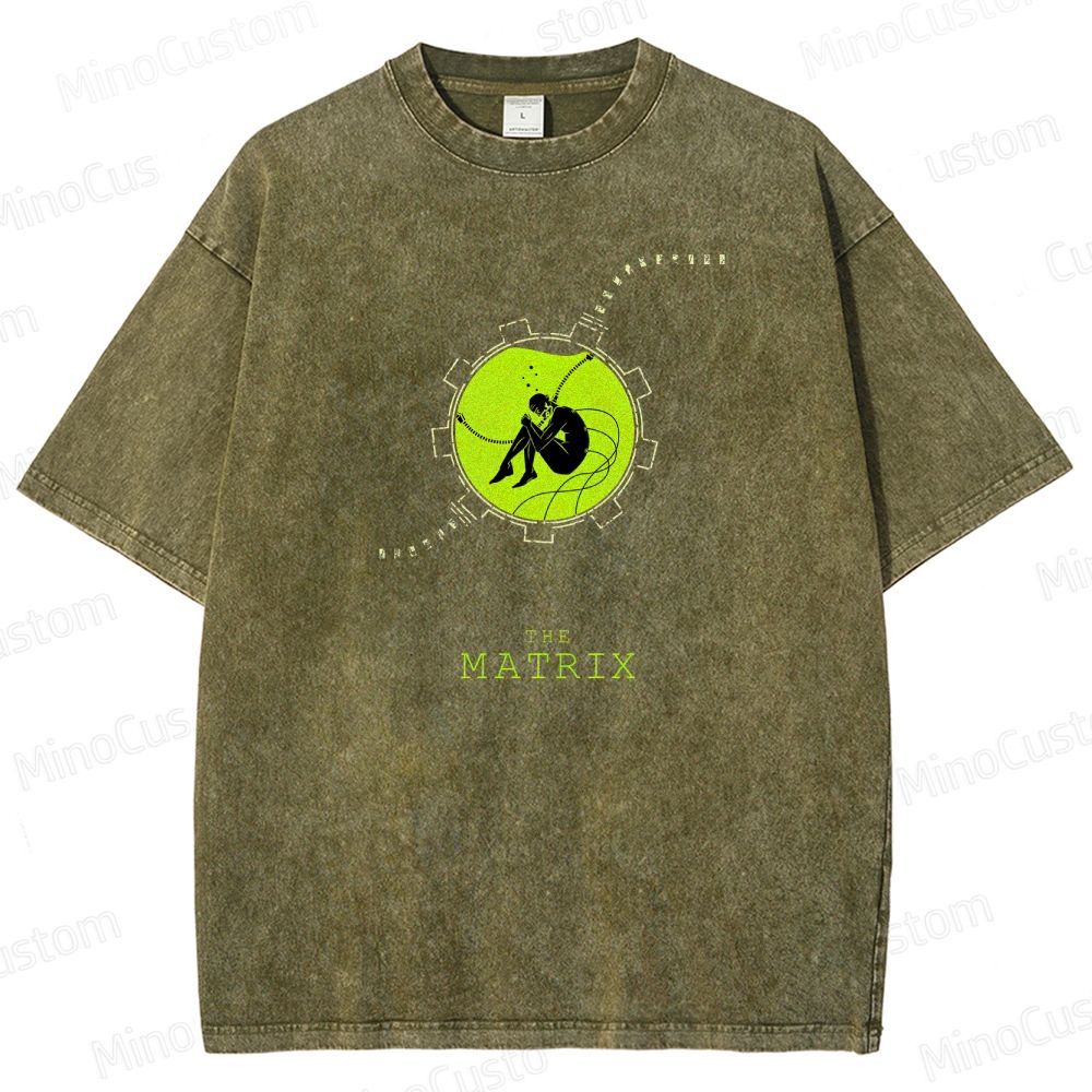 "The Matrix" Sci - Fi Action Movie Graphic T - Shirt