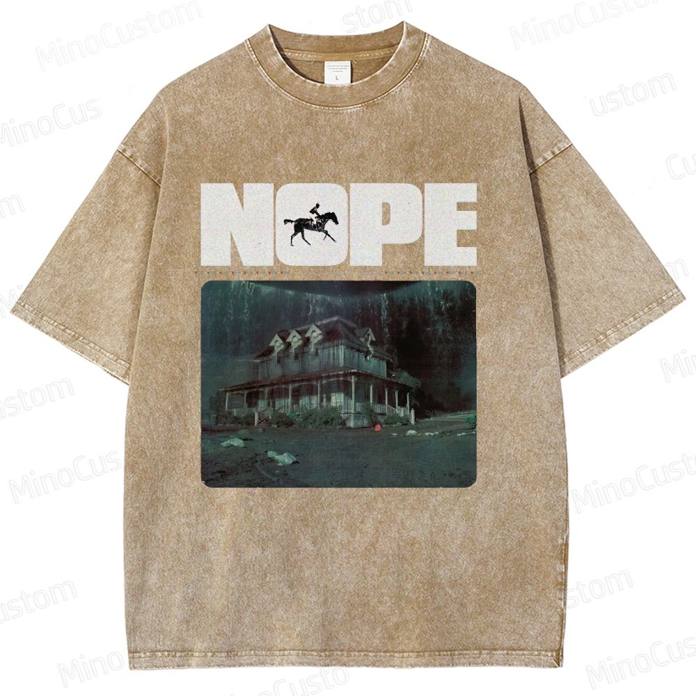 "Nope" Sci - Fi Horror Movie Graphic T - Shirt